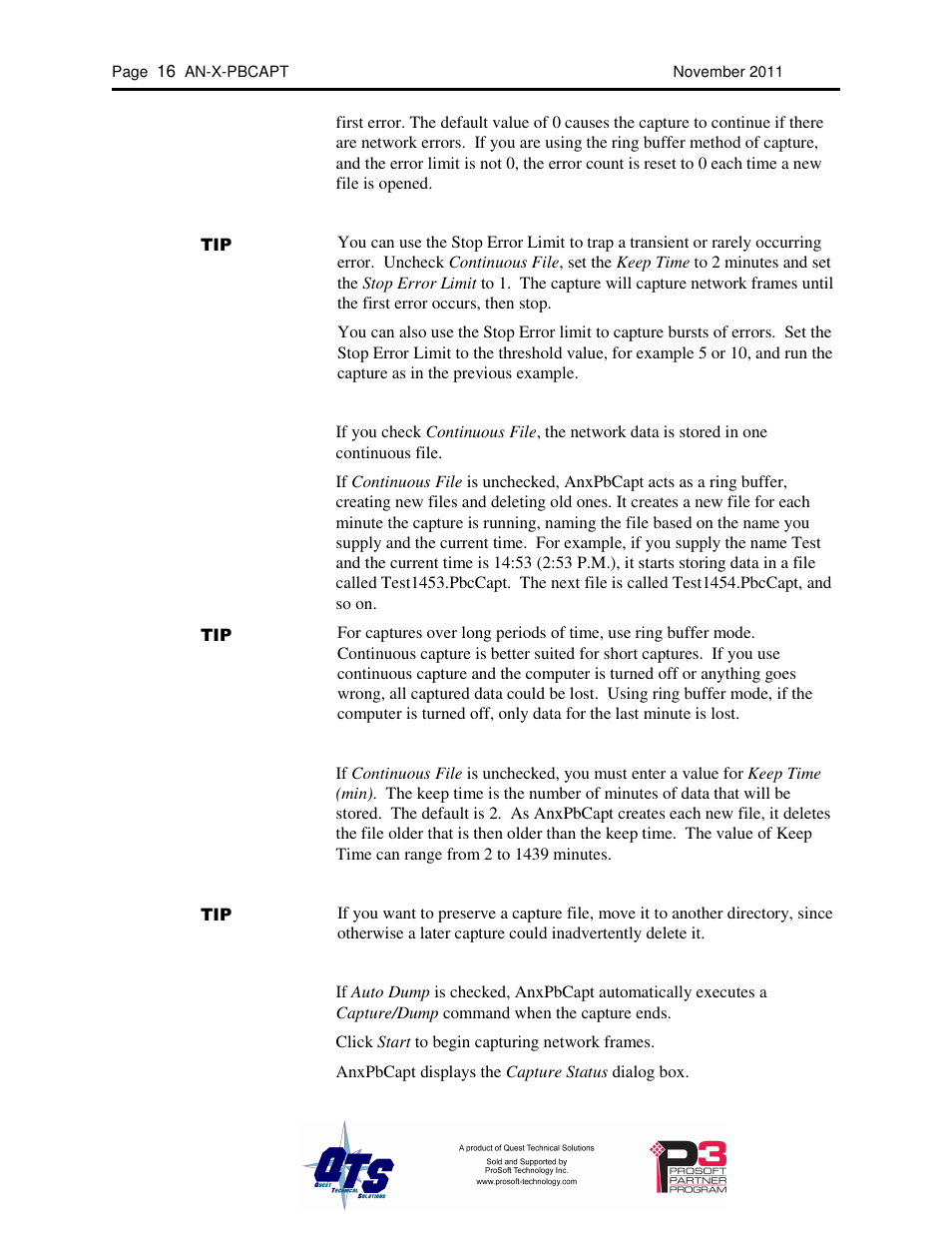 ProSoft Technology AN-X-PB User Manual | Page 20 / 61