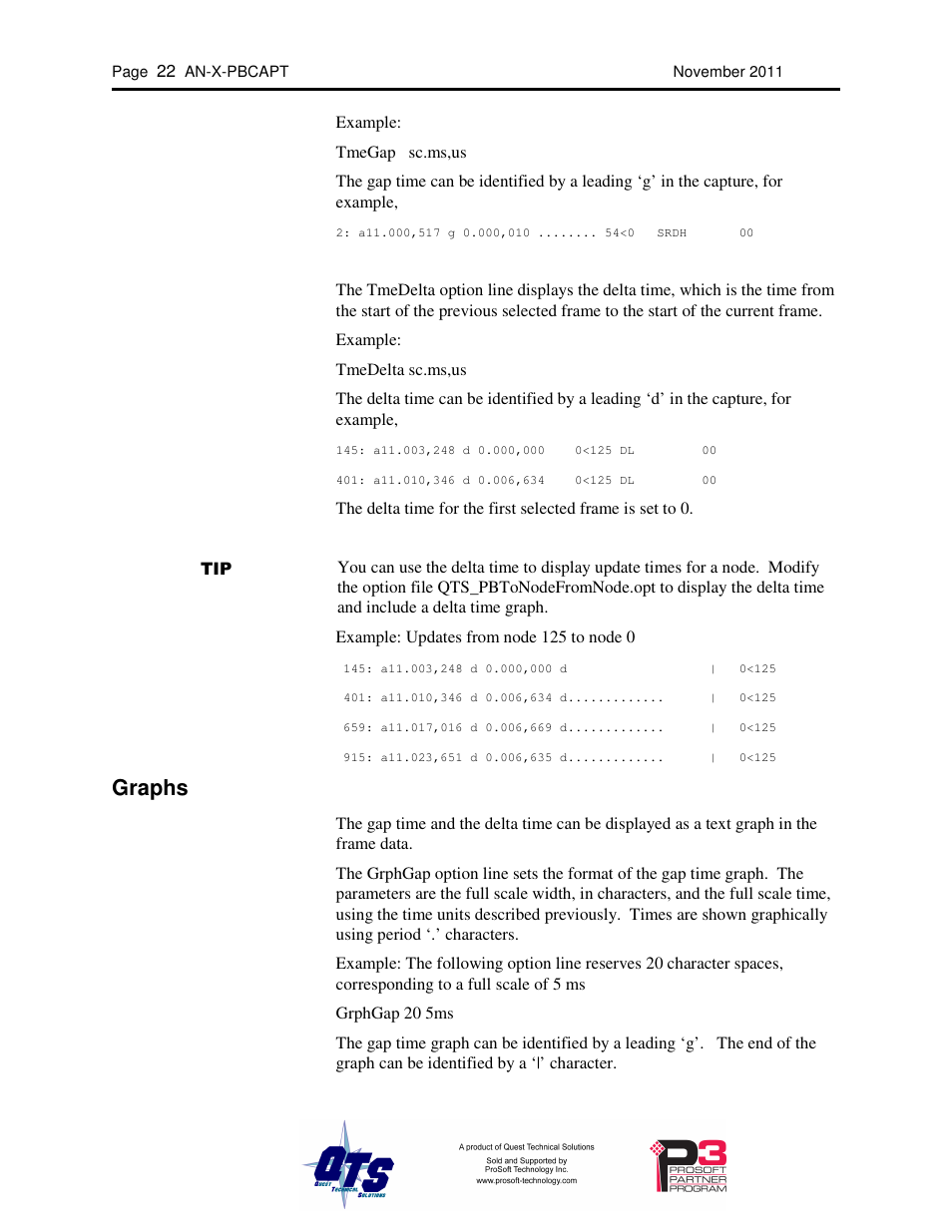 Graphs | ProSoft Technology AN-X-PB User Manual | Page 26 / 61