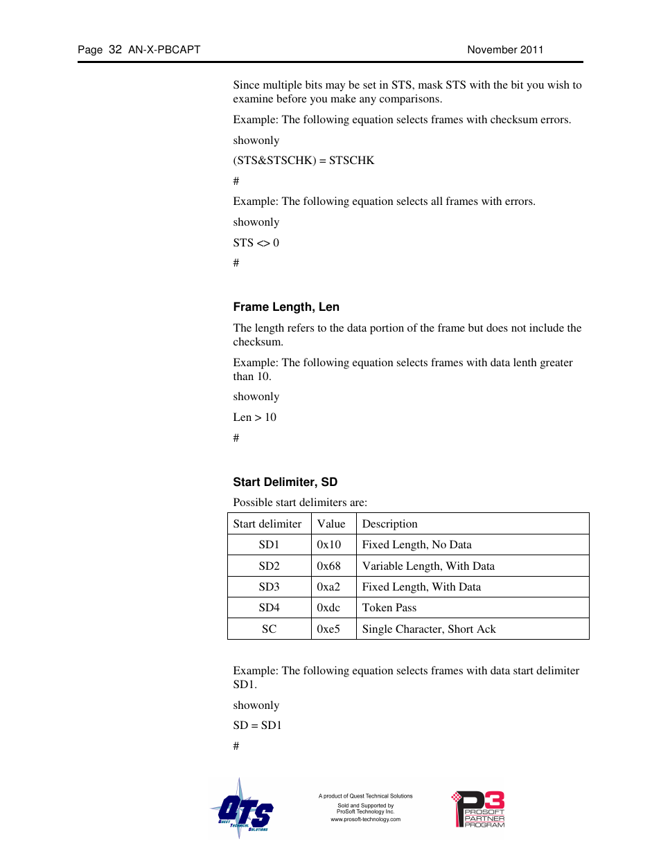 ProSoft Technology AN-X-PB User Manual | Page 36 / 61