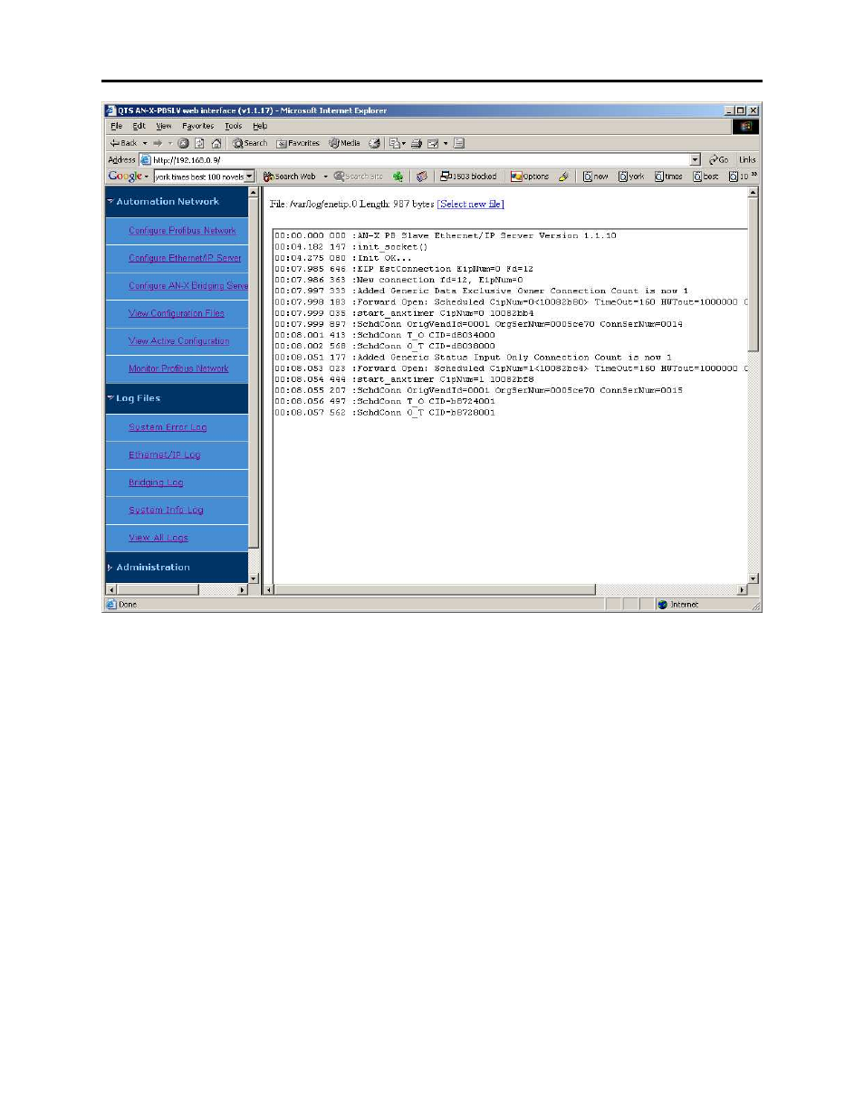 Exporting tags from an-x | ProSoft Technology AN-X-PB User Manual | Page 38 / 79