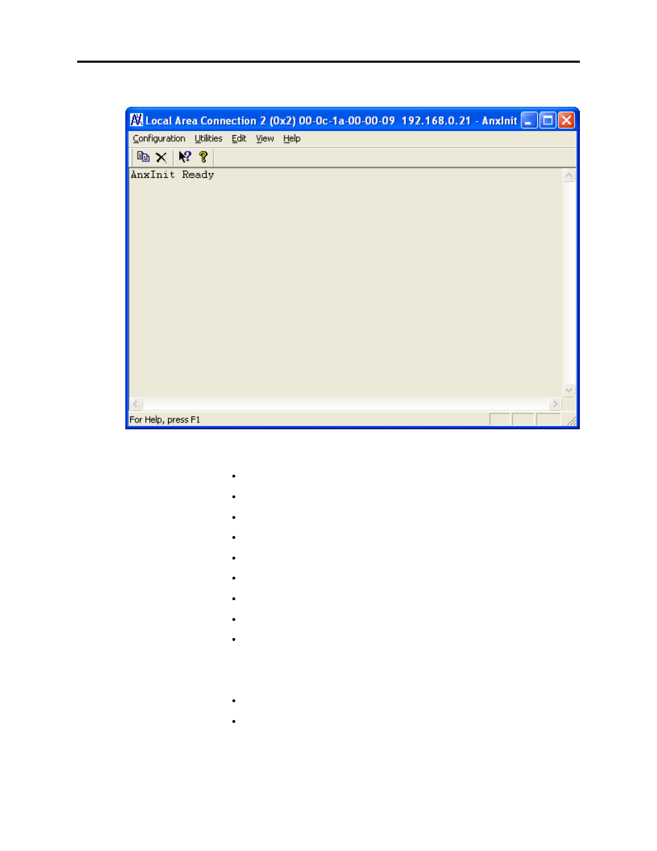 Using anxinit | ProSoft Technology AN-X-PB User Manual | Page 52 / 79