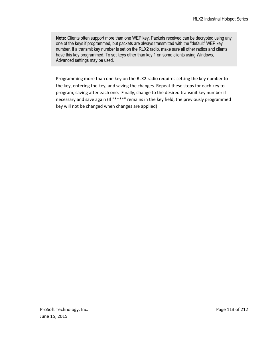 ProSoft Technology RLX2-IHNF-WC User Manual | Page 113 / 212