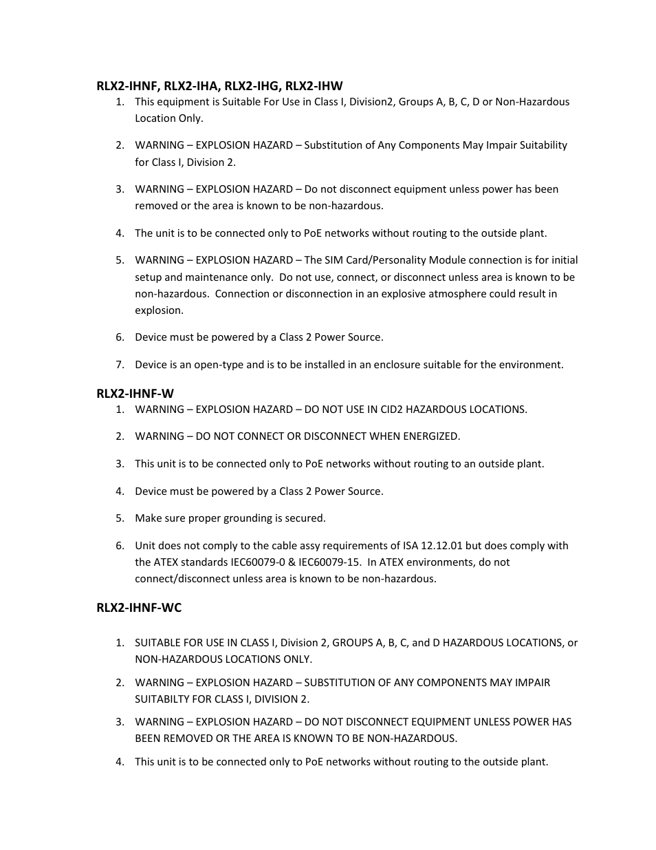 ProSoft Technology RLX2-IHNF-WC User Manual | Page 4 / 212