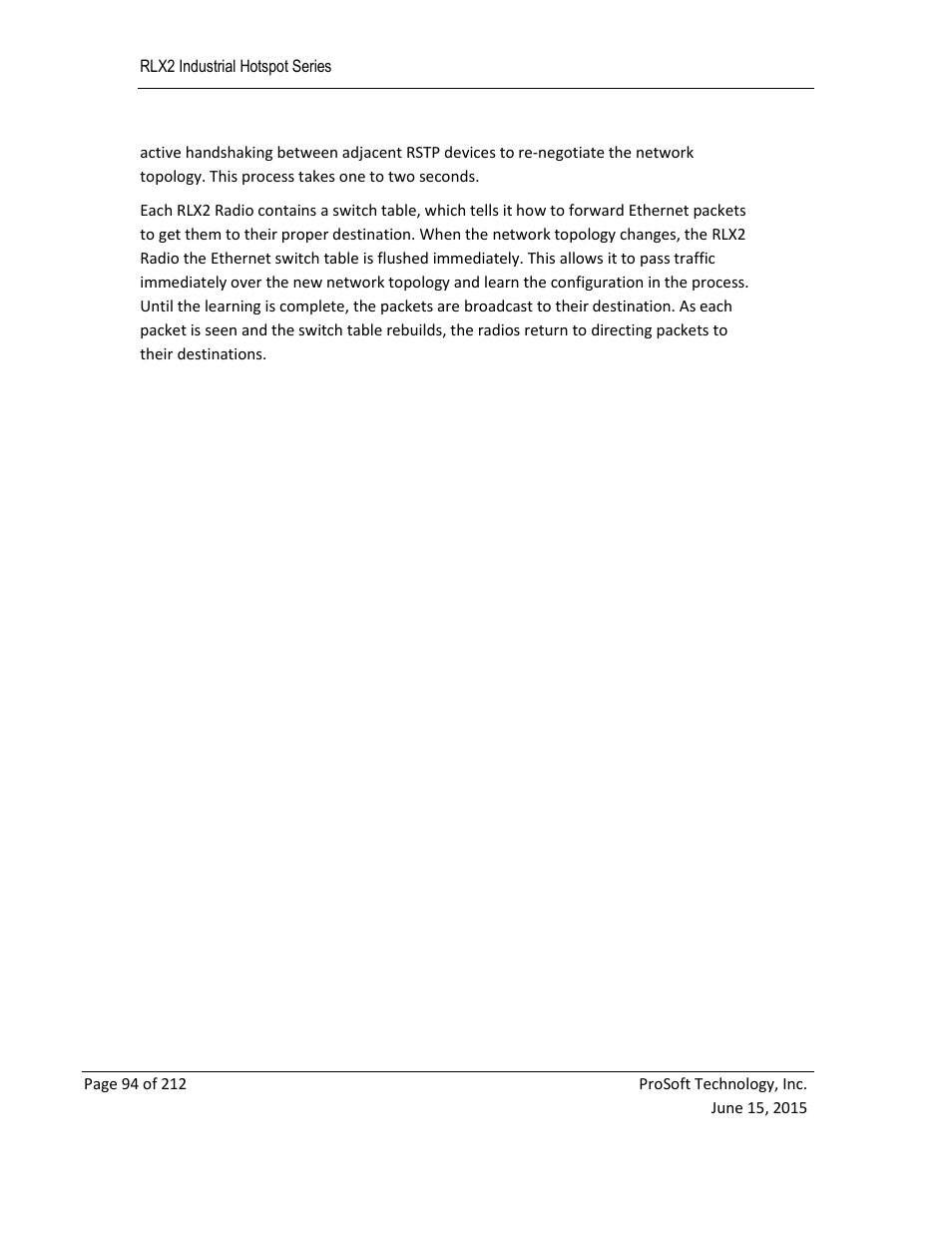 ProSoft Technology RLX2-IHNF-WC User Manual | Page 94 / 212