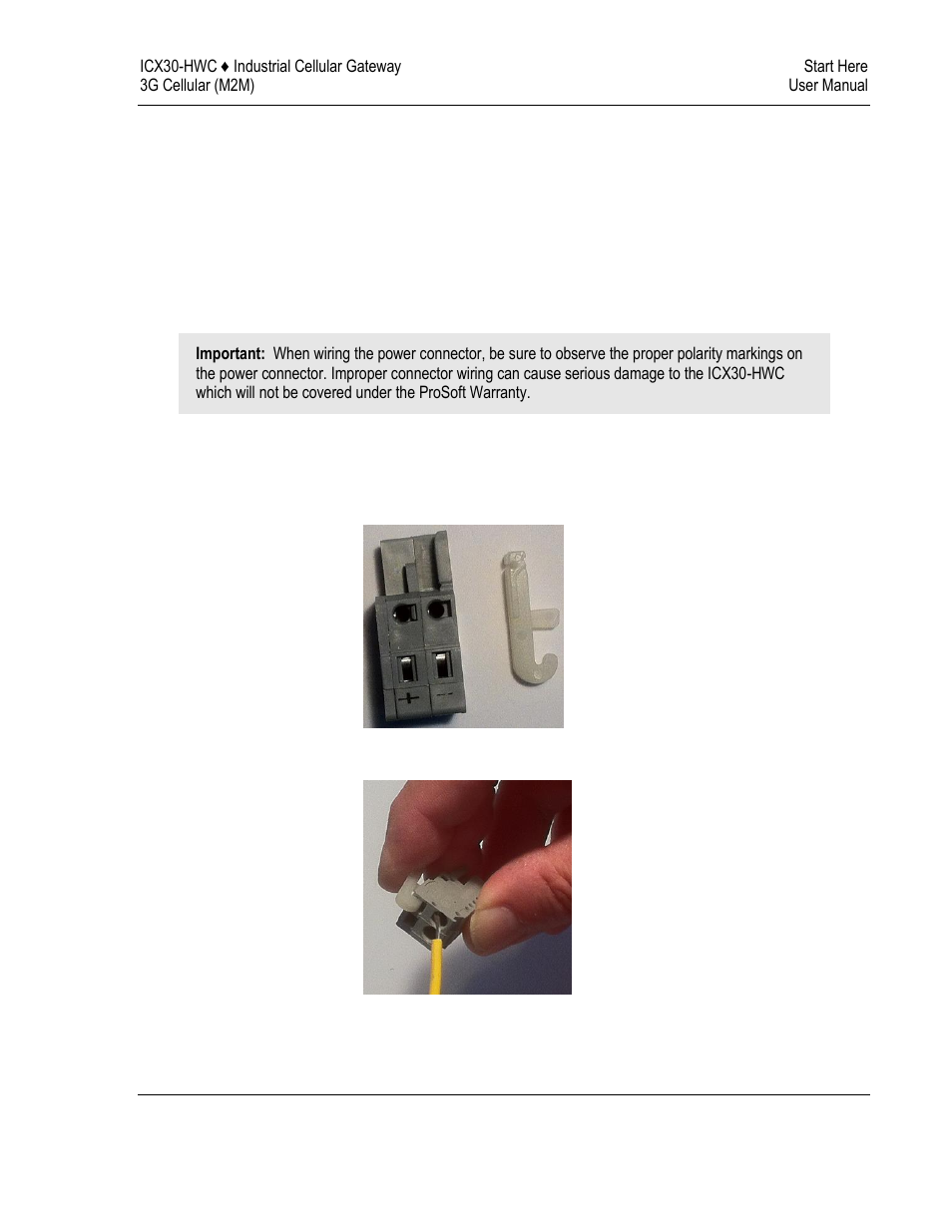 Power requirements | ProSoft Technology ICX30-HWC User Manual | Page 11 / 64