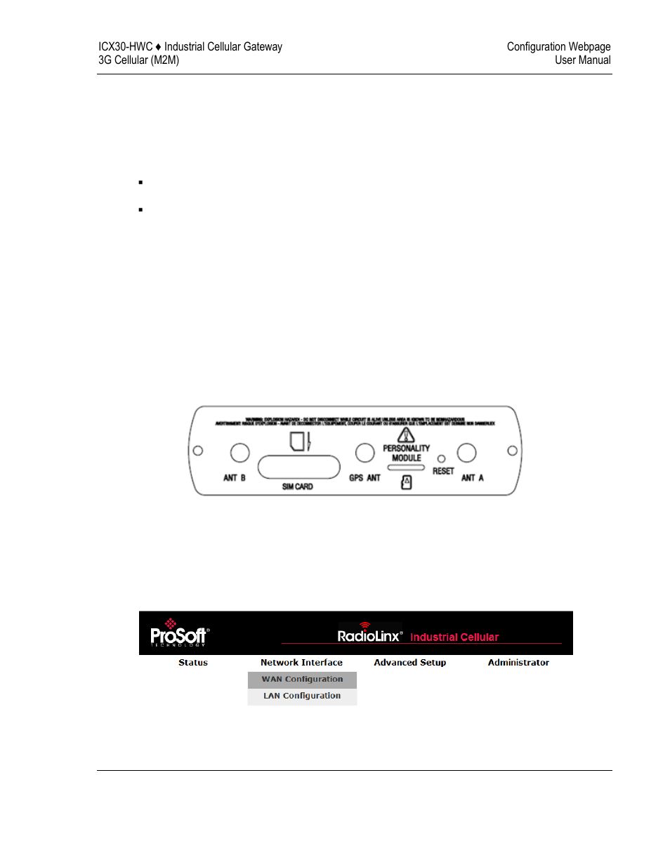 Connecting to your cellular provider | ProSoft Technology ICX30-HWC User Manual | Page 17 / 64