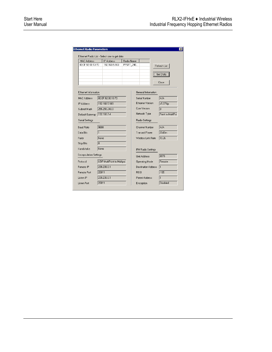 ProSoft Technology RLX2-IFH9E User Manual | Page 38 / 81