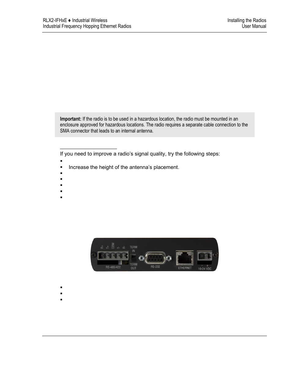 Cable connections, E 41) | ProSoft Technology RLX2-IFH9E User Manual | Page 41 / 81