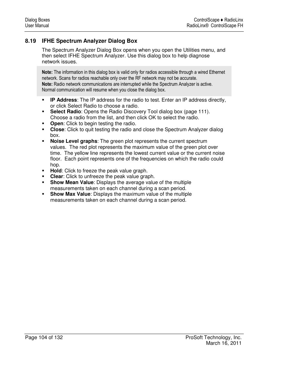 ProSoft Technology RLX2-IFH9E User Manual | Page 104 / 132