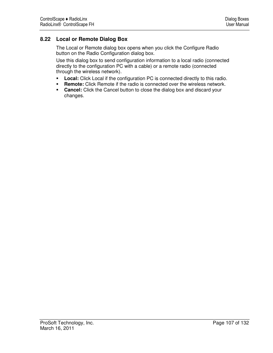 ProSoft Technology RLX2-IFH9E User Manual | Page 107 / 132
