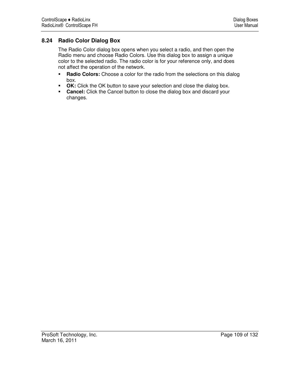ProSoft Technology RLX2-IFH9E User Manual | Page 109 / 132