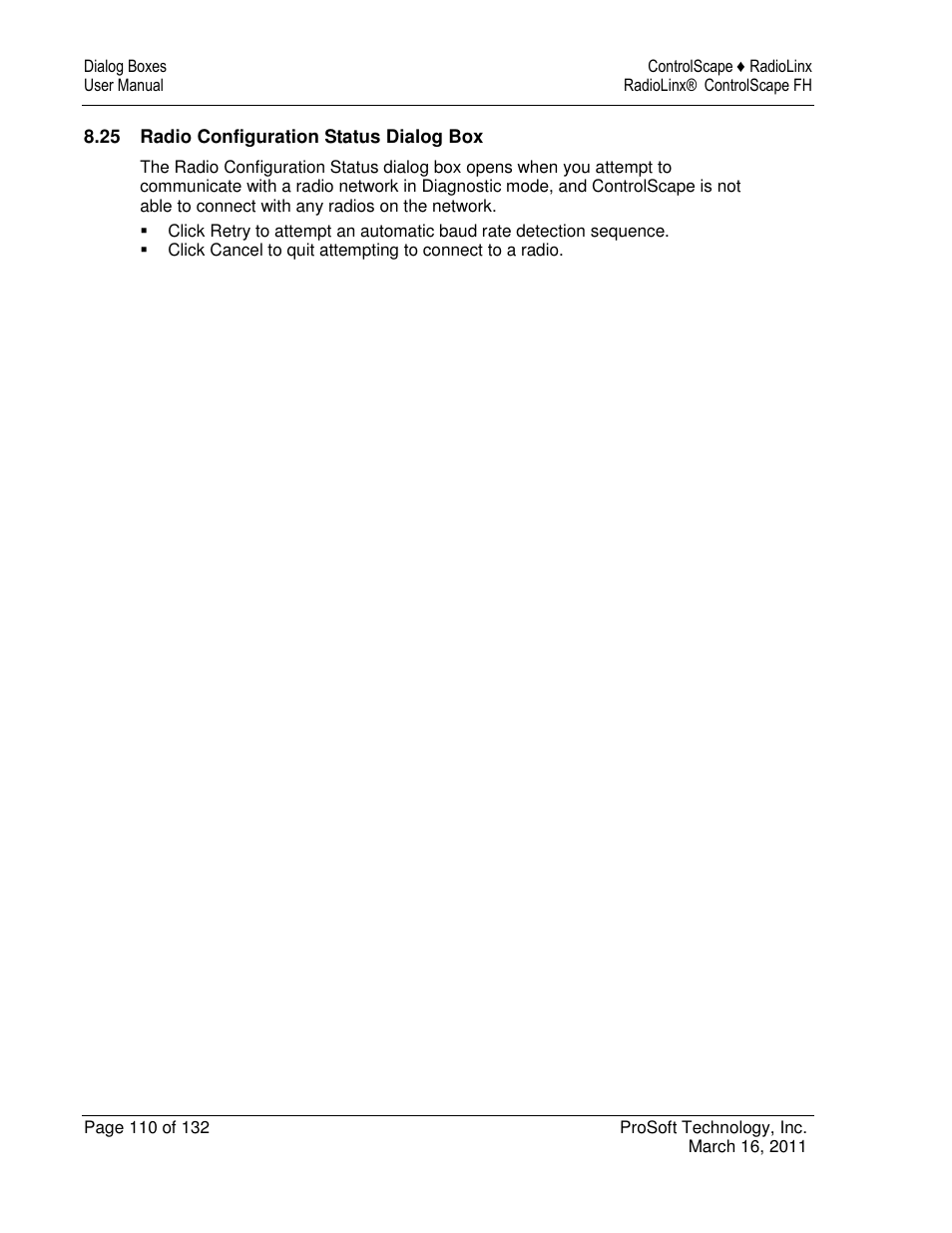 ProSoft Technology RLX2-IFH9E User Manual | Page 110 / 132