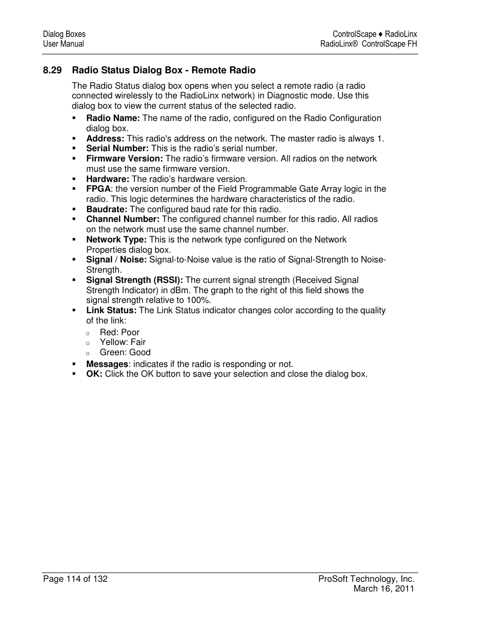 ProSoft Technology RLX2-IFH9E User Manual | Page 114 / 132