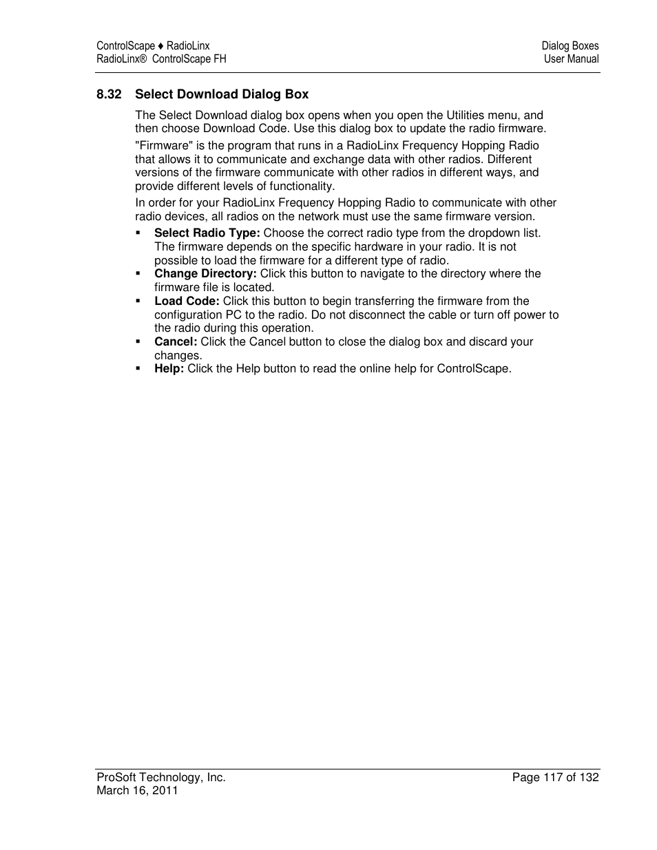 ProSoft Technology RLX2-IFH9E User Manual | Page 117 / 132
