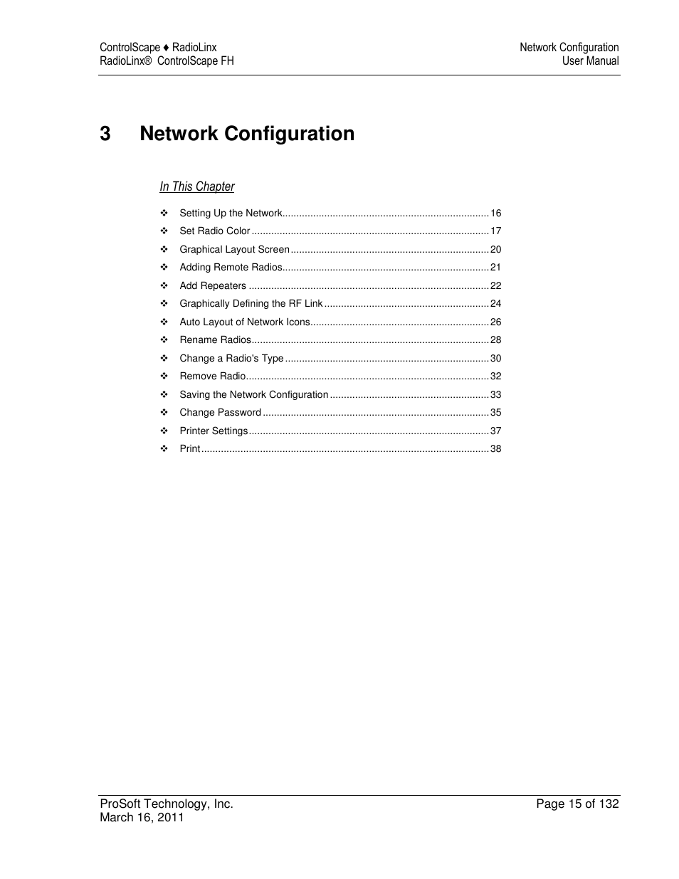 3network configuration | ProSoft Technology RLX2-IFH9E User Manual | Page 15 / 132
