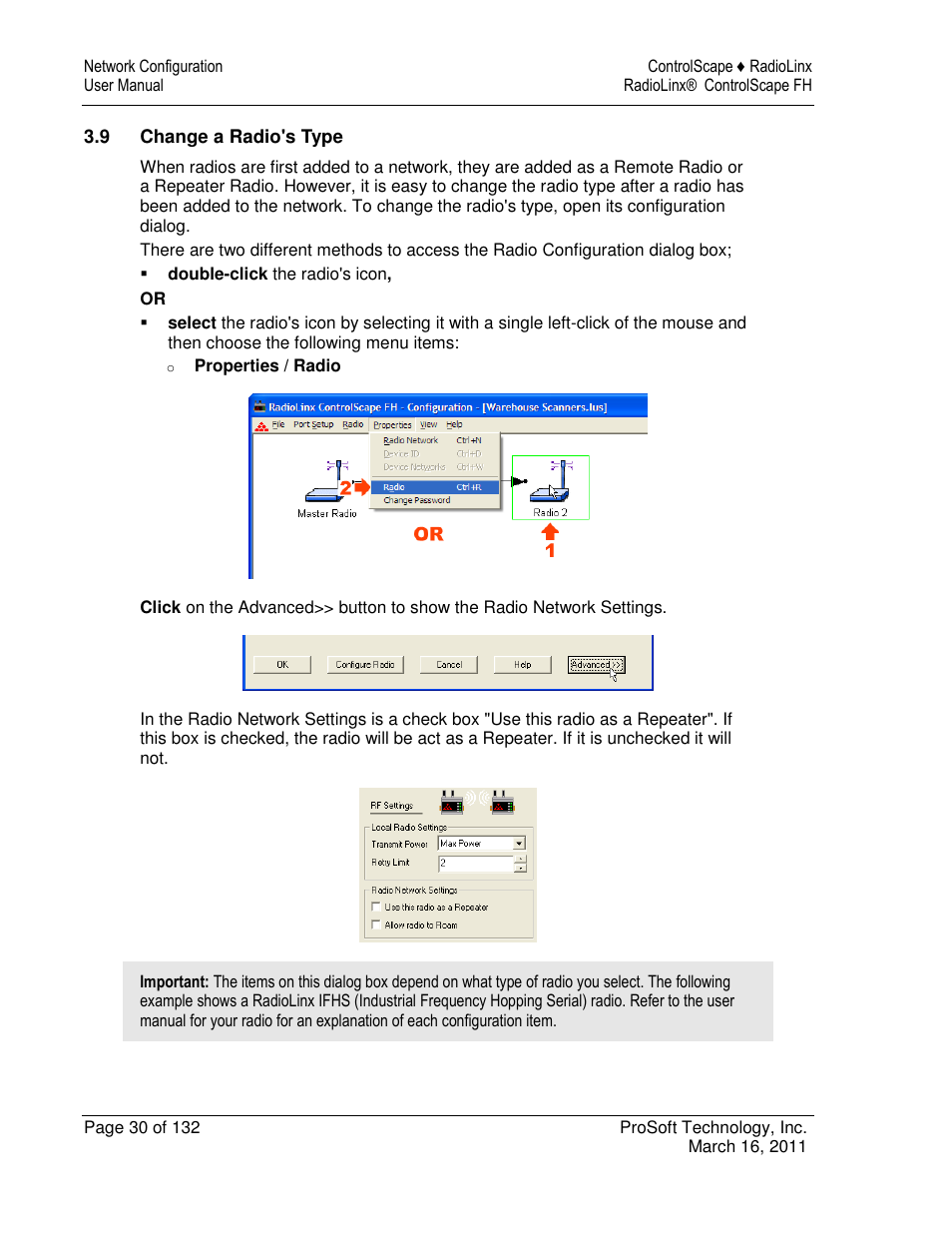 ProSoft Technology RLX2-IFH9E User Manual | Page 30 / 132