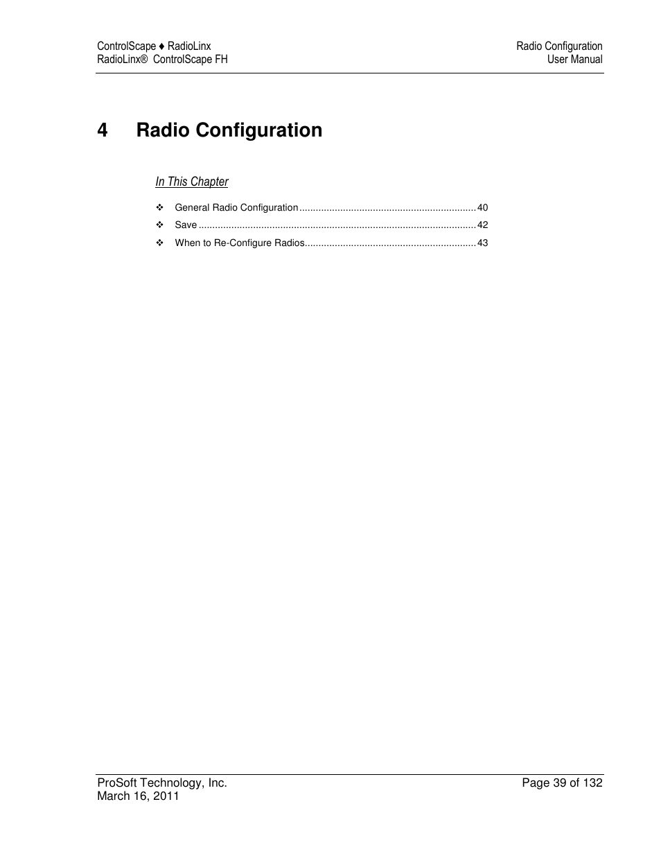 4radio configuration | ProSoft Technology RLX2-IFH9E User Manual | Page 39 / 132