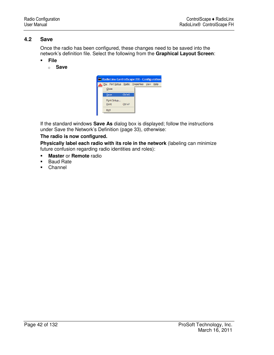 ProSoft Technology RLX2-IFH9E User Manual | Page 42 / 132