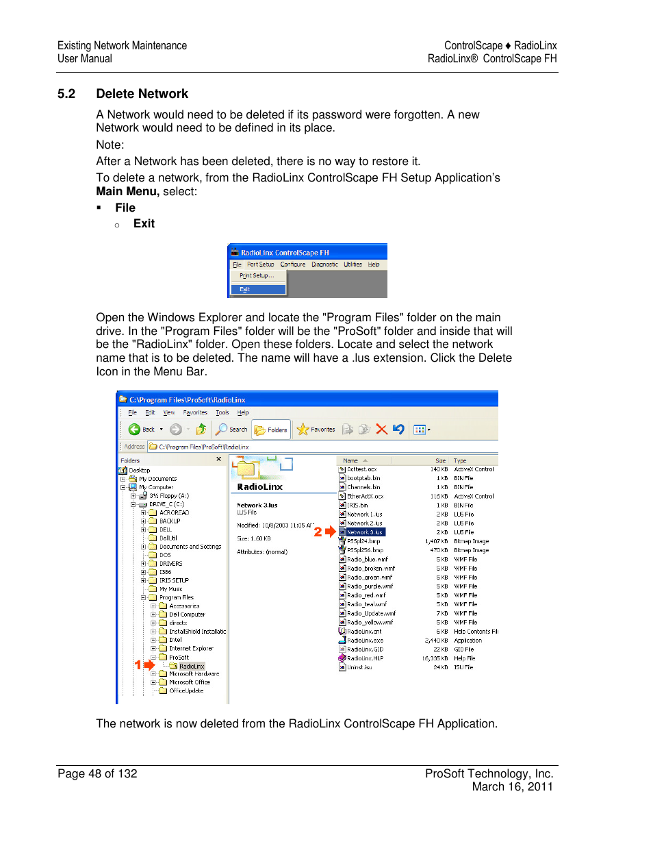 ProSoft Technology RLX2-IFH9E User Manual | Page 48 / 132