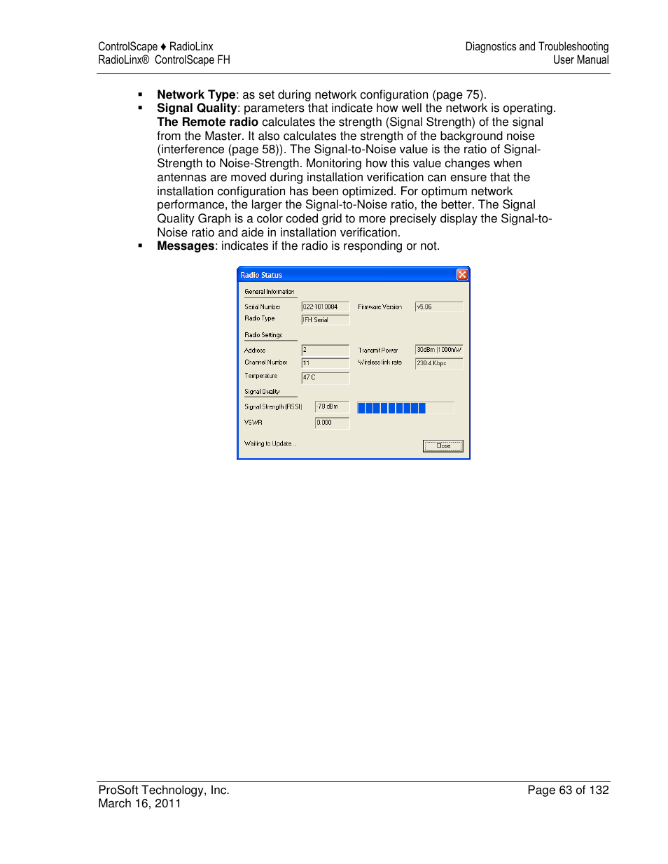 ProSoft Technology RLX2-IFH9E User Manual | Page 63 / 132