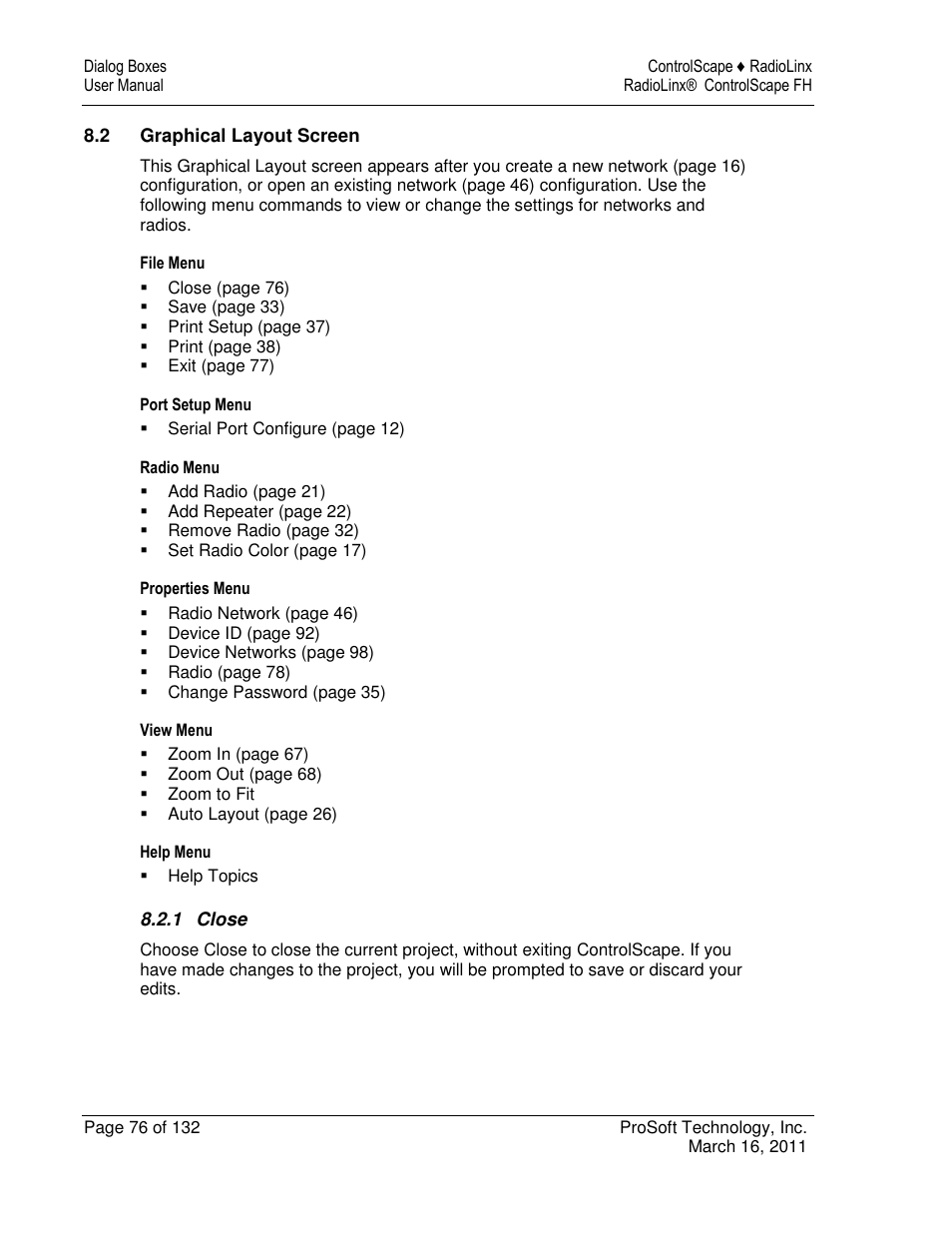 ProSoft Technology RLX2-IFH9E User Manual | Page 76 / 132