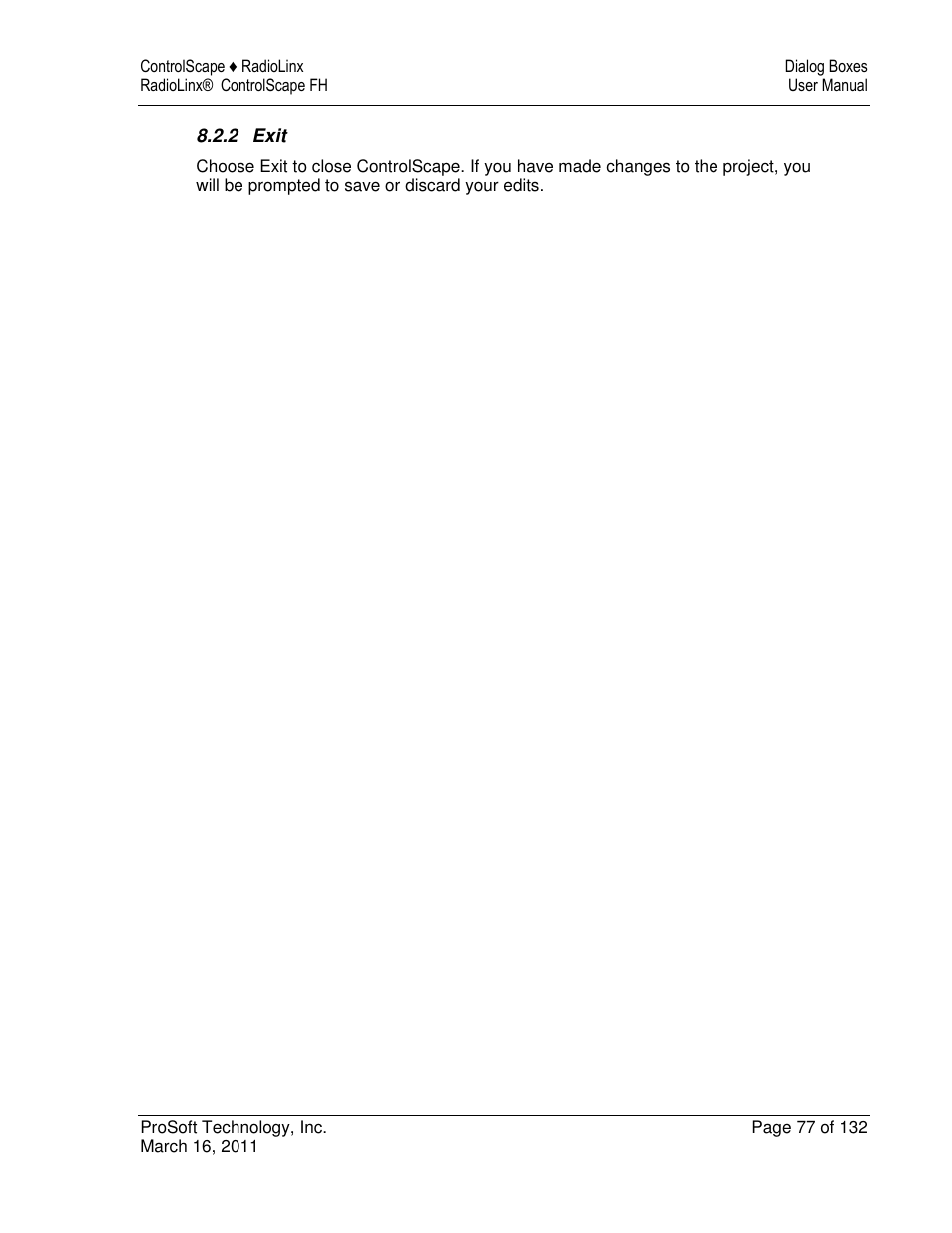 ProSoft Technology RLX2-IFH9E User Manual | Page 77 / 132