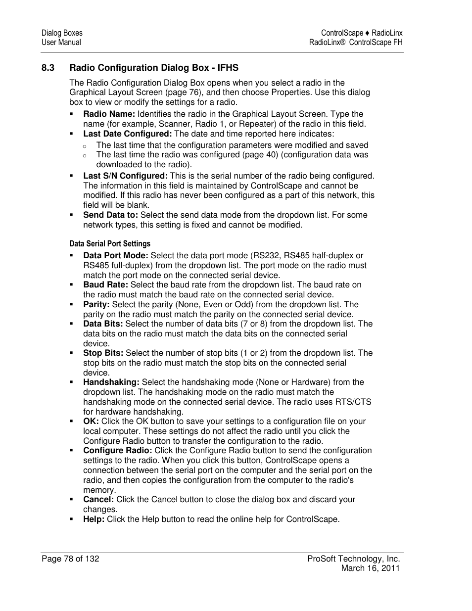 ProSoft Technology RLX2-IFH9E User Manual | Page 78 / 132
