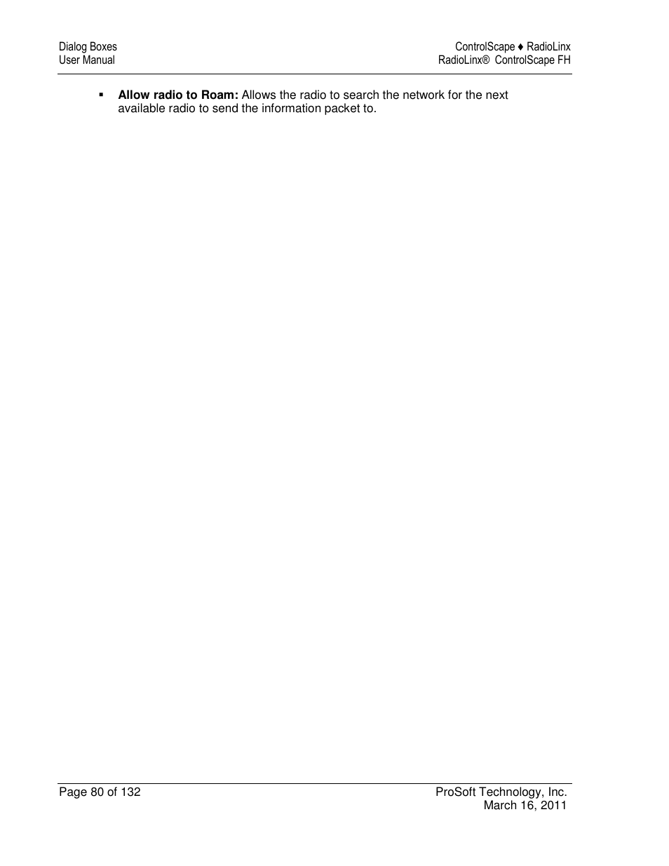 ProSoft Technology RLX2-IFH9E User Manual | Page 80 / 132