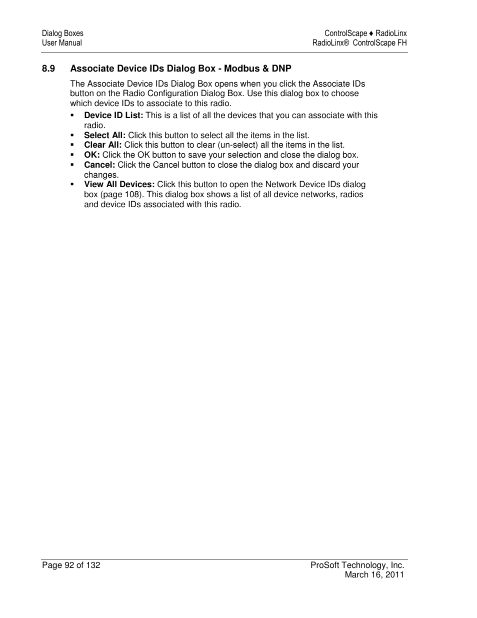 ProSoft Technology RLX2-IFH9E User Manual | Page 92 / 132