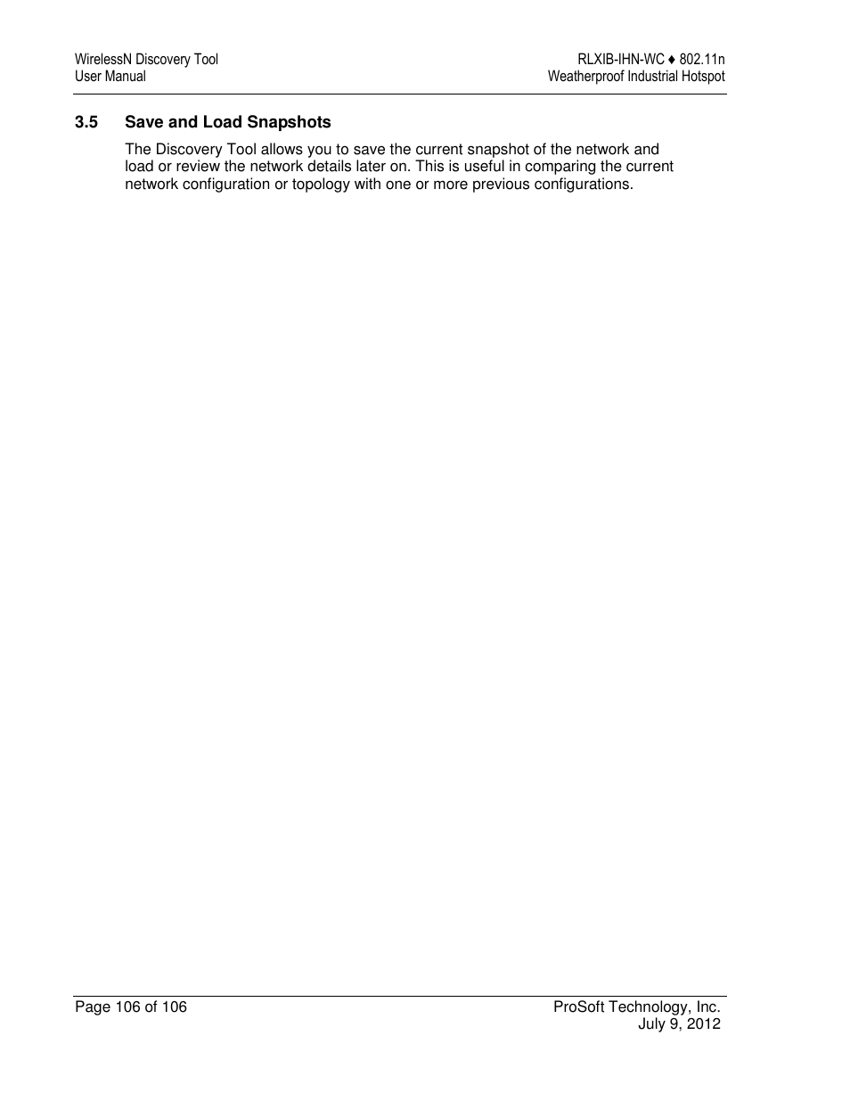 ProSoft Technology RLXIB-IHN-W-E User Manual | Page 106 / 167