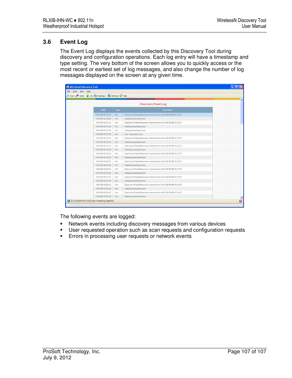 ProSoft Technology RLXIB-IHN-W-E User Manual | Page 107 / 167
