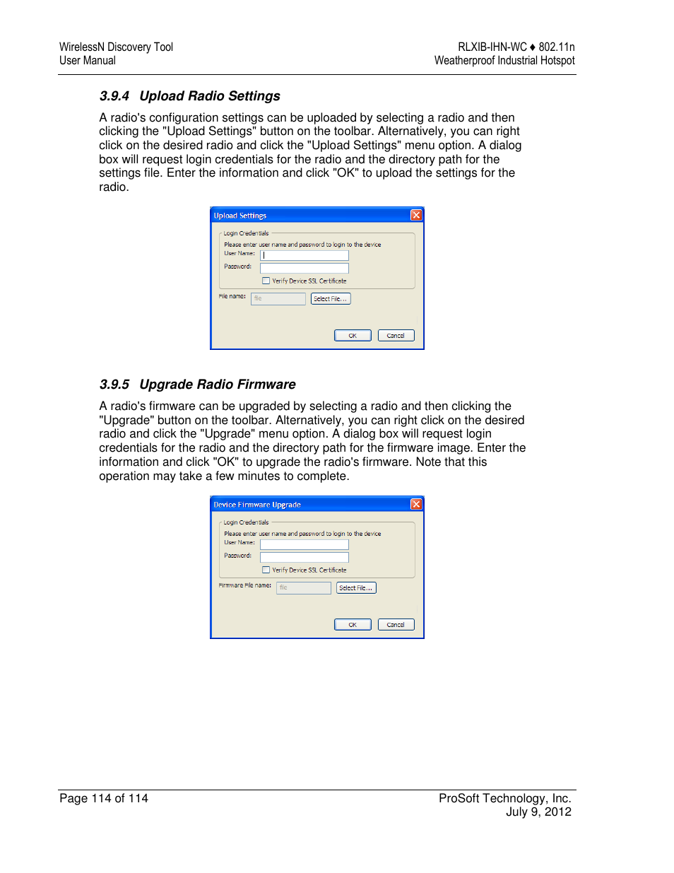 ProSoft Technology RLXIB-IHN-W-E User Manual | Page 114 / 167