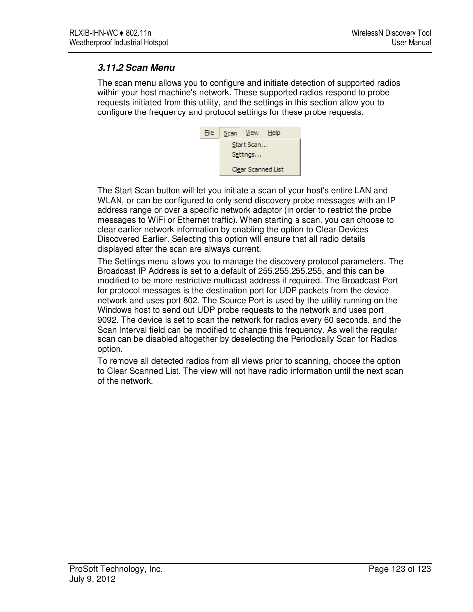 ProSoft Technology RLXIB-IHN-W-E User Manual | Page 123 / 167