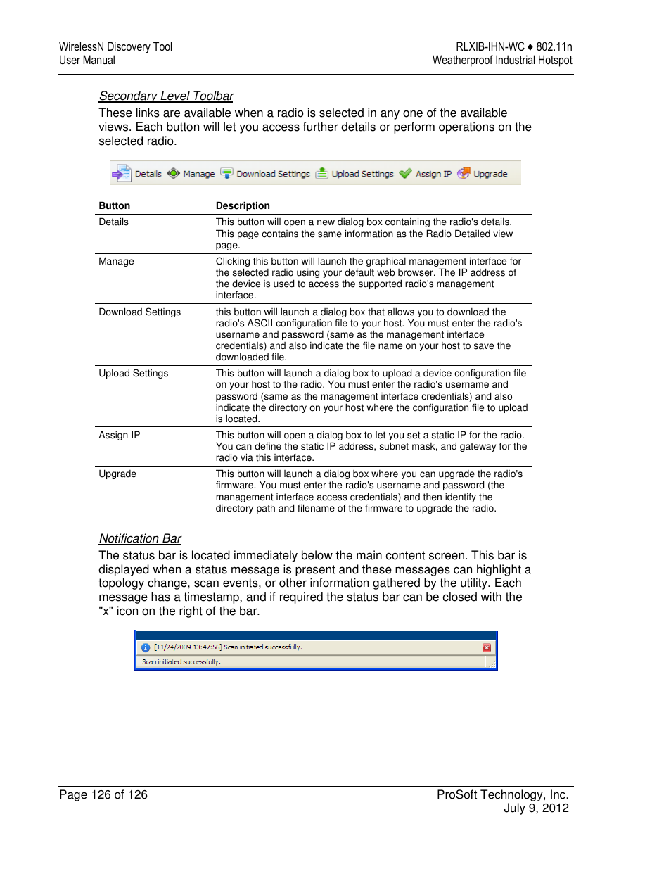 ProSoft Technology RLXIB-IHN-W-E User Manual | Page 126 / 167