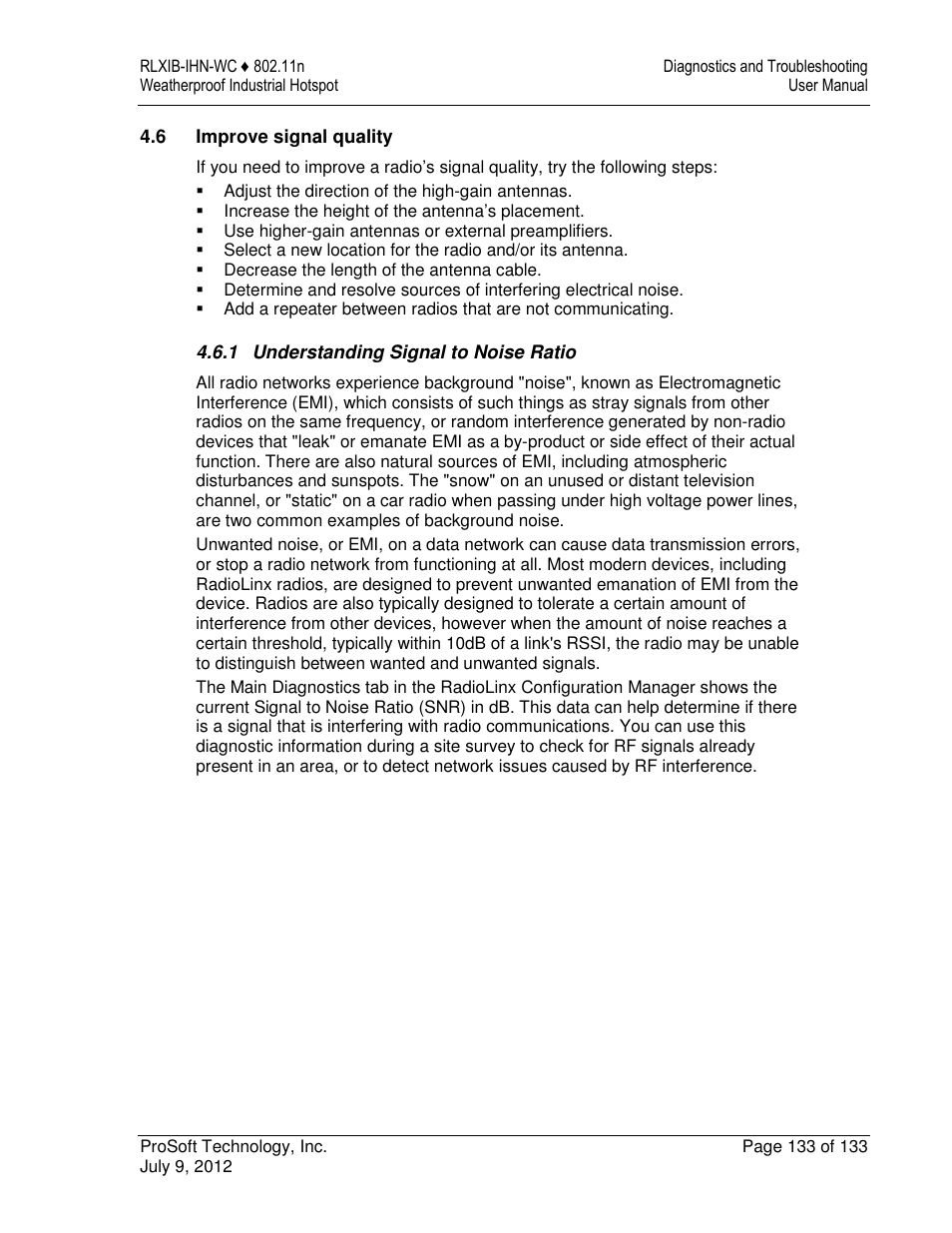 ProSoft Technology RLXIB-IHN-W-E User Manual | Page 133 / 167