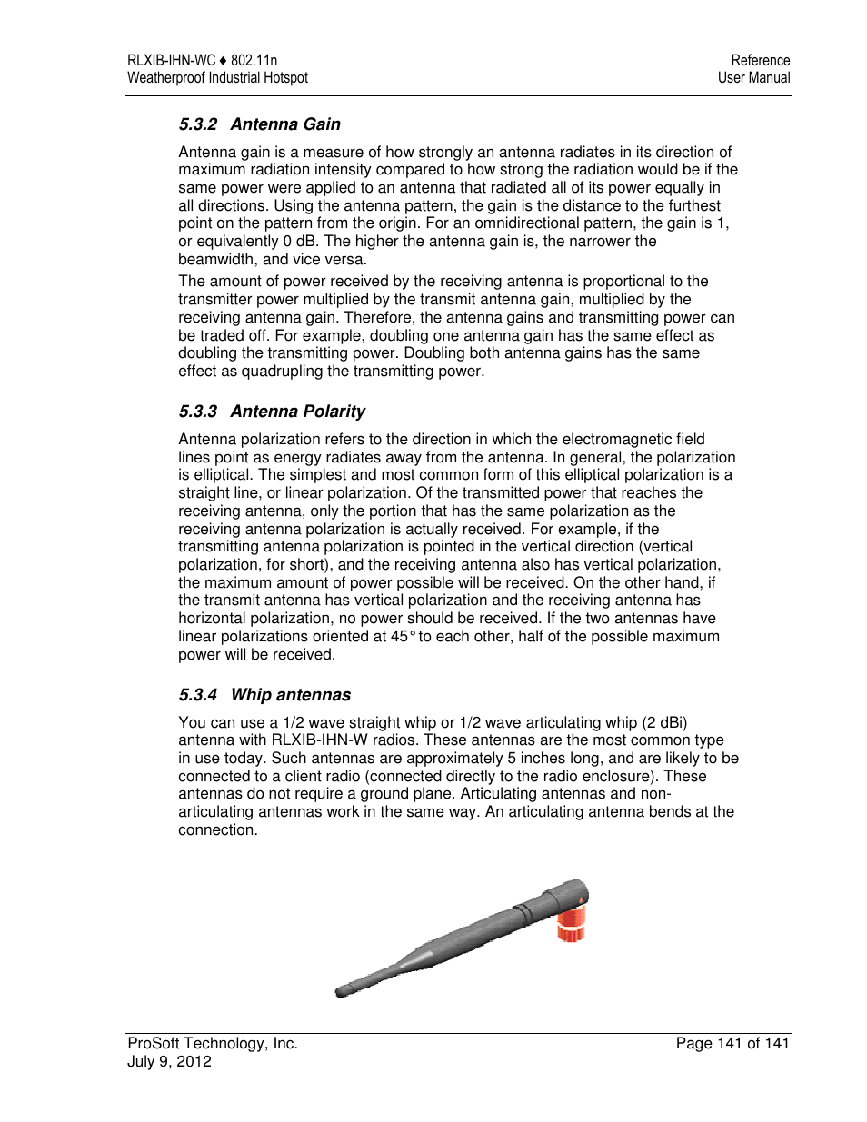 ProSoft Technology RLXIB-IHN-W-E User Manual | Page 141 / 167