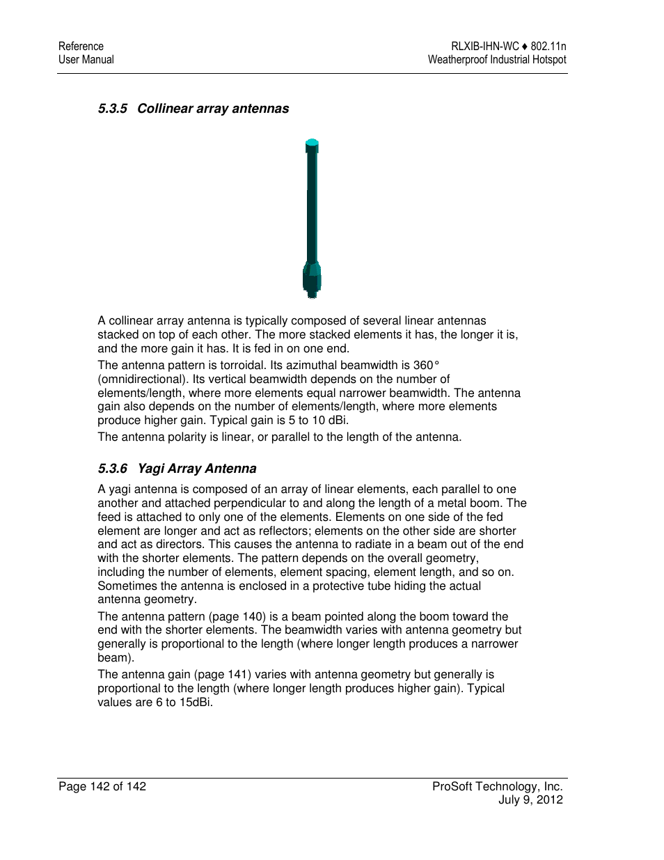 ProSoft Technology RLXIB-IHN-W-E User Manual | Page 142 / 167