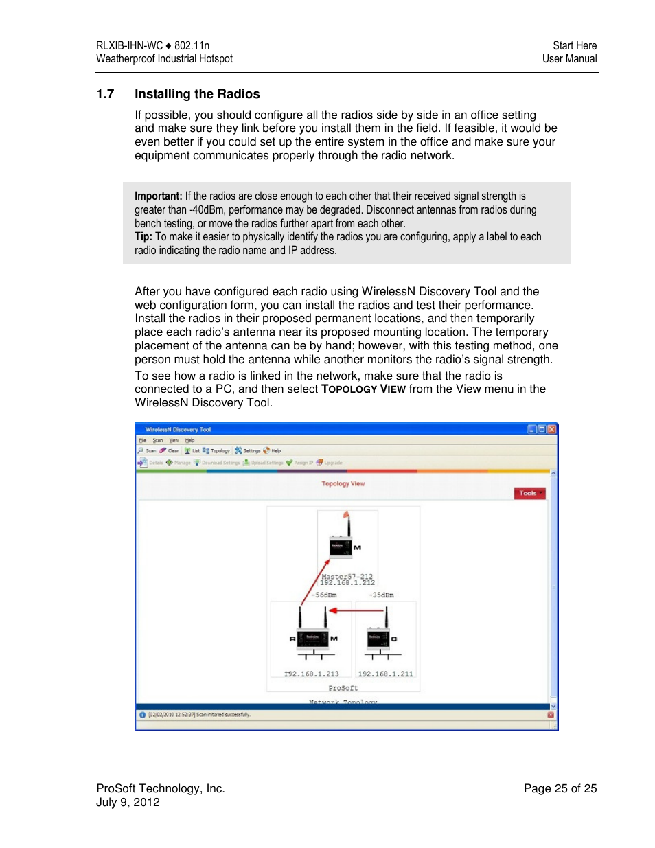 ProSoft Technology RLXIB-IHN-W-E User Manual | Page 25 / 167