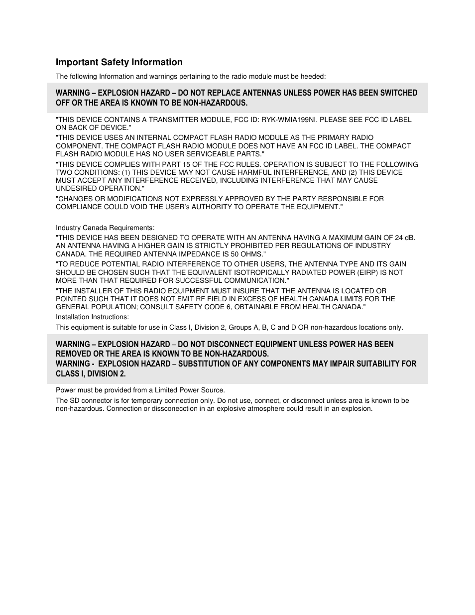 ProSoft Technology RLXIB-IHN-W-E User Manual | Page 3 / 167