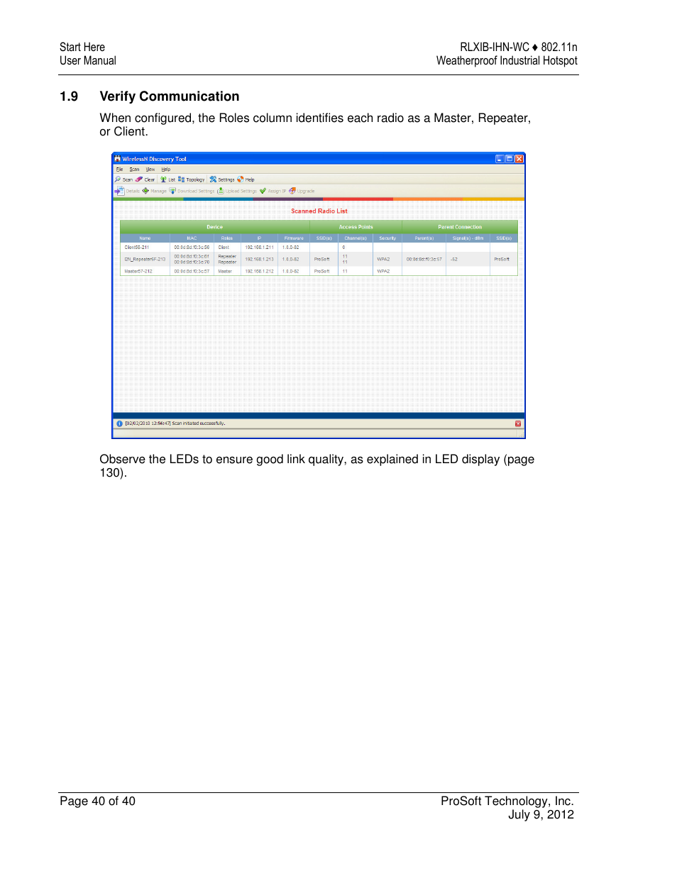 ProSoft Technology RLXIB-IHN-W-E User Manual | Page 40 / 167