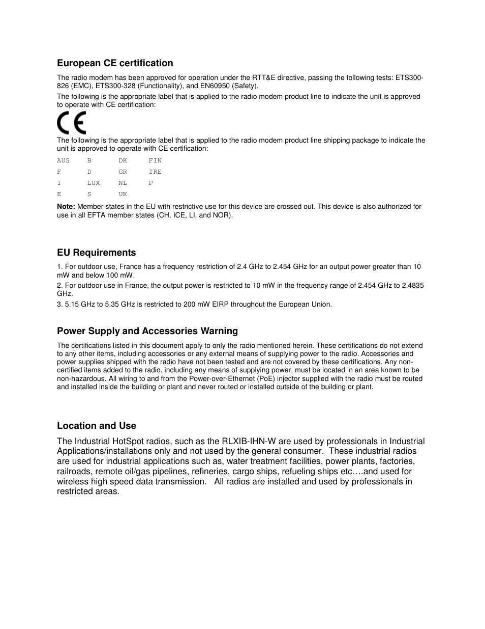 ProSoft Technology RLXIB-IHN-W-E User Manual | Page 8 / 167