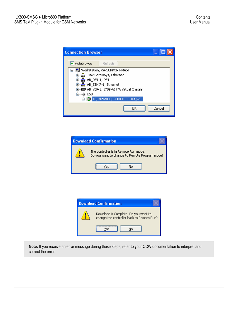 ProSoft Technology ILX800-SMSG User Manual | Page 19 / 41
