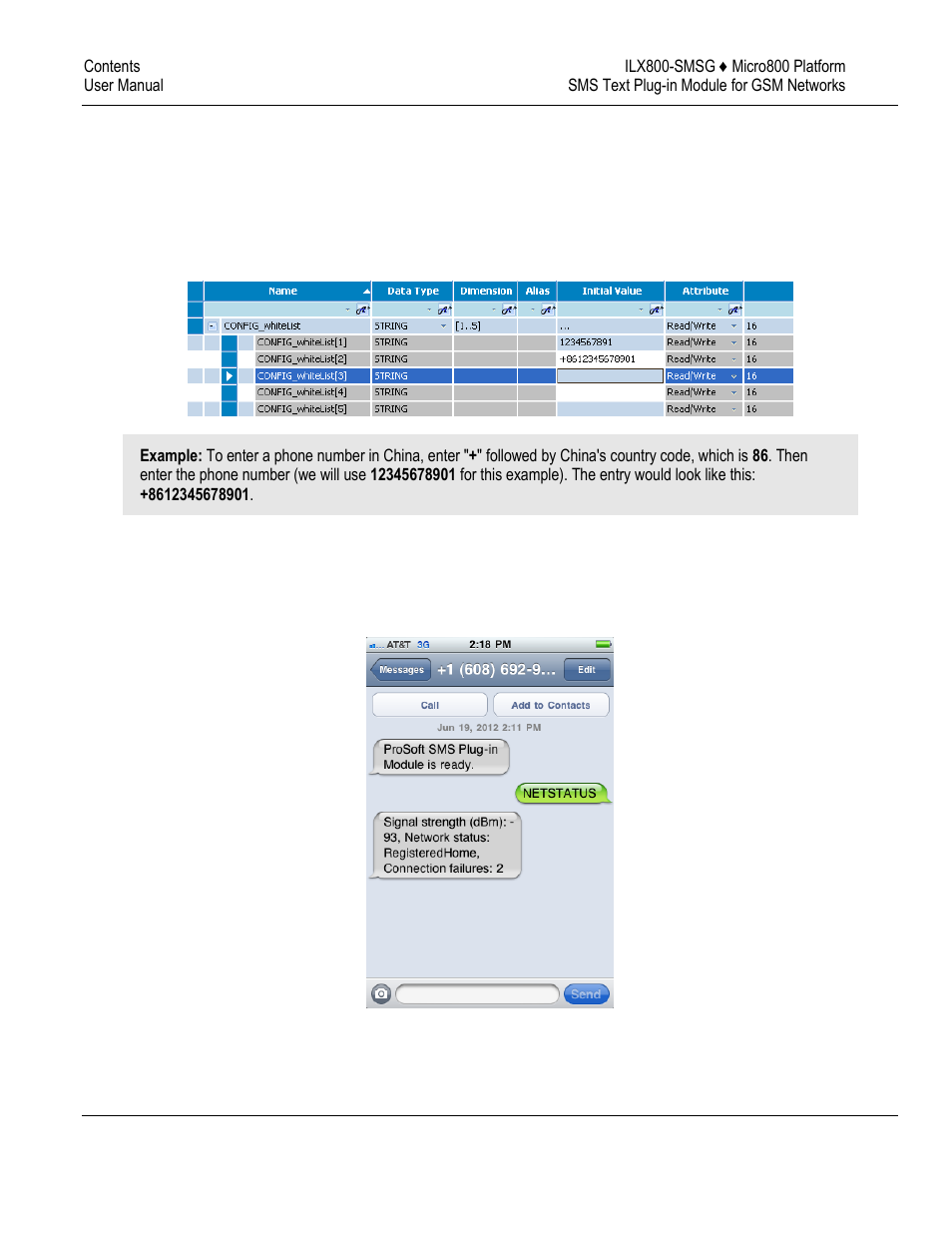 Text message commands | ProSoft Technology ILX800-SMSG User Manual | Page 26 / 41