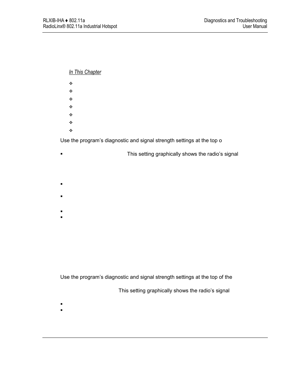 3diagnostics and troubleshooting | ProSoft Technology RLXIB-IHA-A User Manual | Page 31 / 123