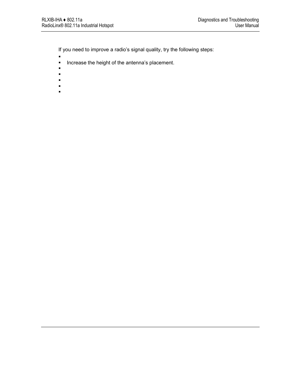 Improving signal quality | ProSoft Technology RLXIB-IHA-A User Manual | Page 35 / 123