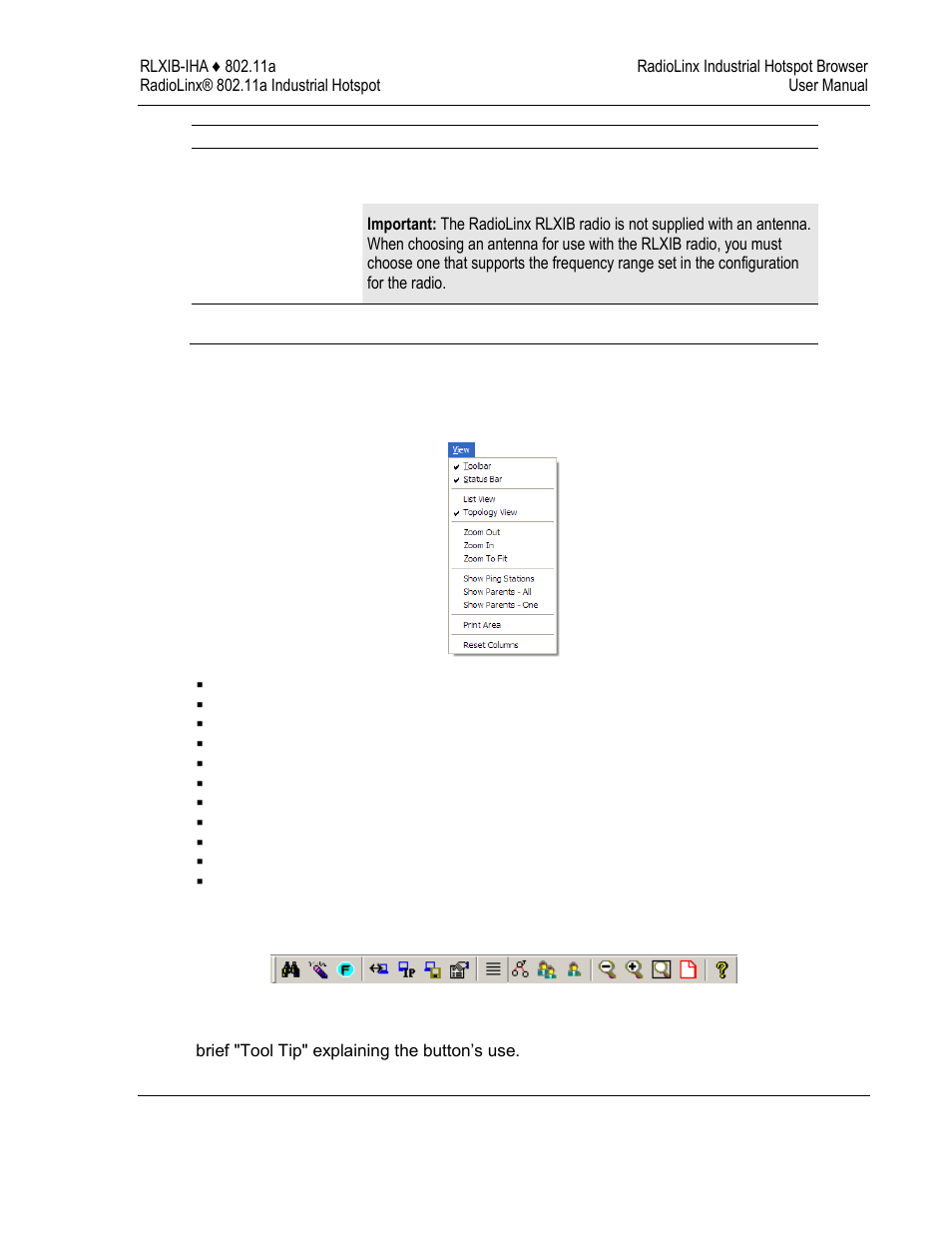 View menu | ProSoft Technology RLXIB-IHA-A User Manual | Page 81 / 123