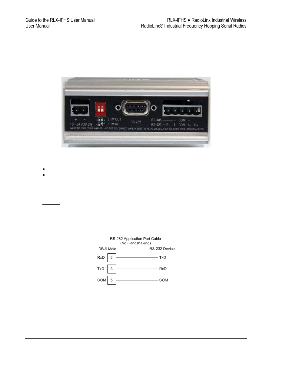 Connecting the radio to a network device | ProSoft Technology RLX-IFH24S-A User Manual | Page 54 / 107