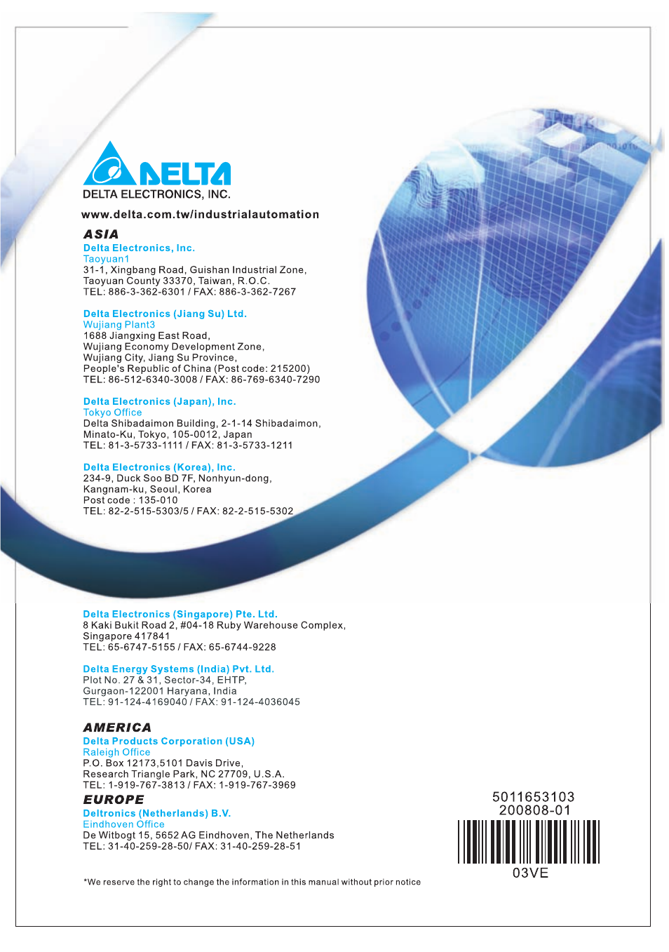 Delta Electronics AC Motor Drive VFD-VE Series User Manual | Page 2 / 291