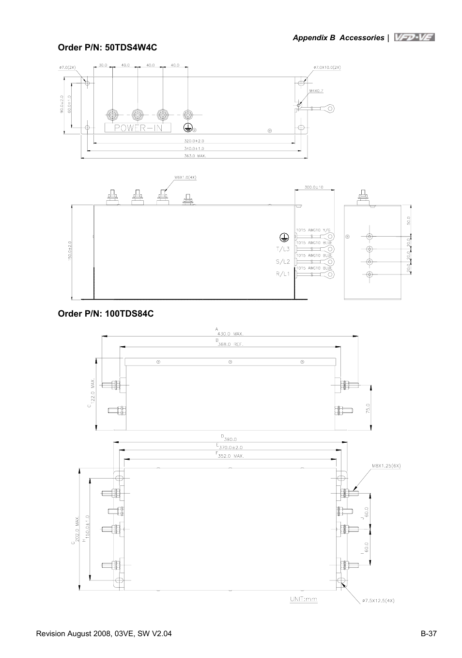 Delta Electronics AC Motor Drive VFD-VE Series User Manual | Page 276 / 291