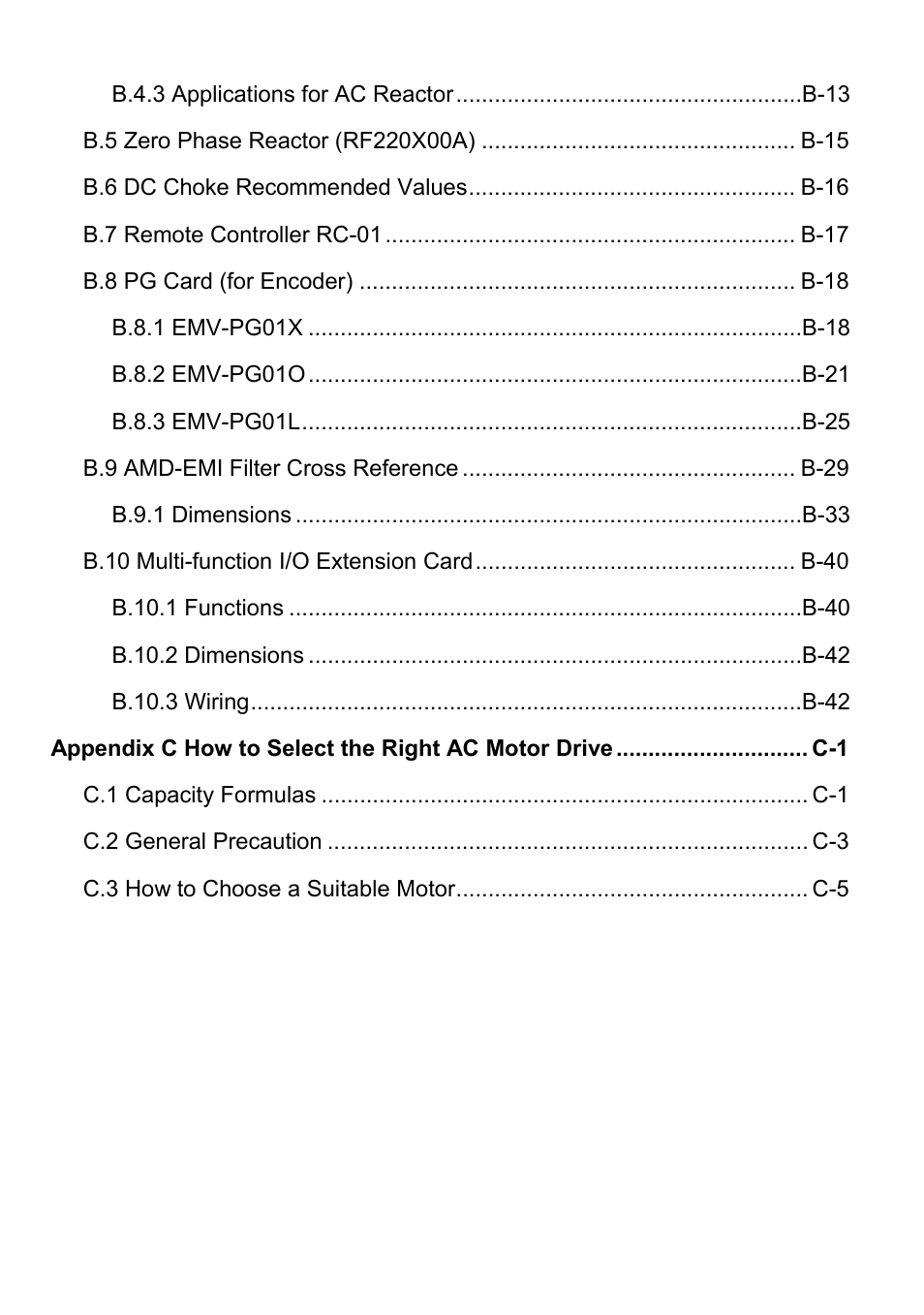 Delta Electronics AC Motor Drive VFD-VE Series User Manual | Page 9 / 291